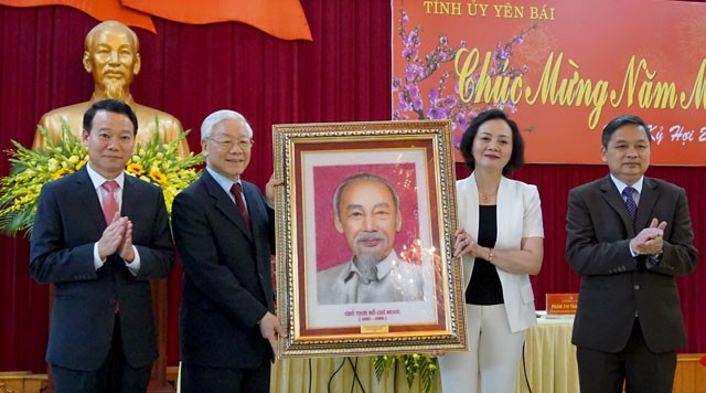 Tổng Bí thư, Chủ tịch nước Nguyễn Phú Trọng làm việc với Tỉnh Yên Bái - ảnh 4
