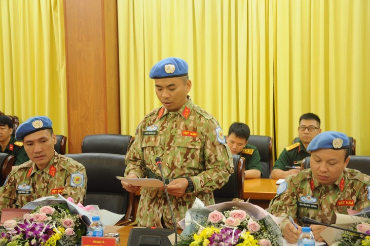 Thêm 7 sỹ quan Việt Nam đi làm nhiệm vụ gìn giữ hoà bình Liên Hợp quốc - ảnh 2