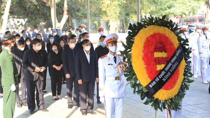 Lễ viếng nguyên Phó Thủ tướng Trương Vĩnh Trọng tại Hà Nội - ảnh 2