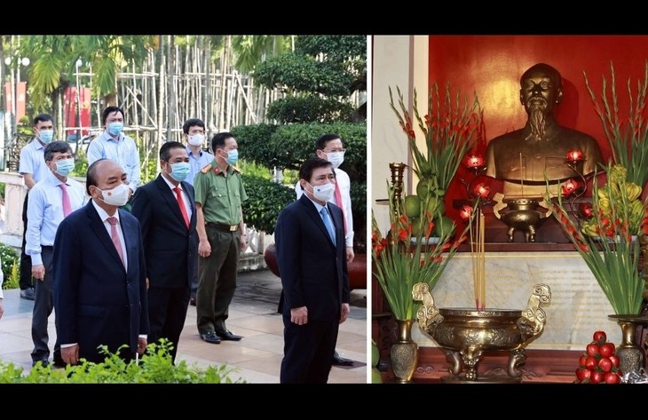 Dâng hương tưởng niệm Chủ tịch Hồ Chí Minh và các Anh hùng liệt sĩ - ảnh 1