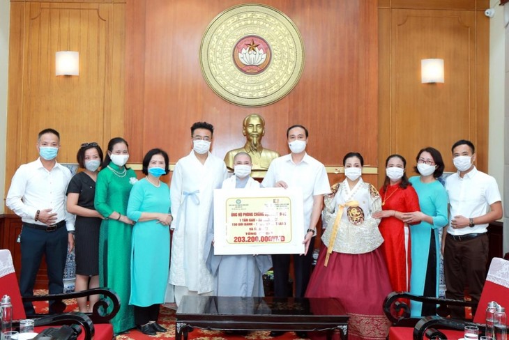 Phật giáo Việt Nam tại Hàn Quốc ủng hộ Quỹ vaccine phòng chống Covid-19 - ảnh 2