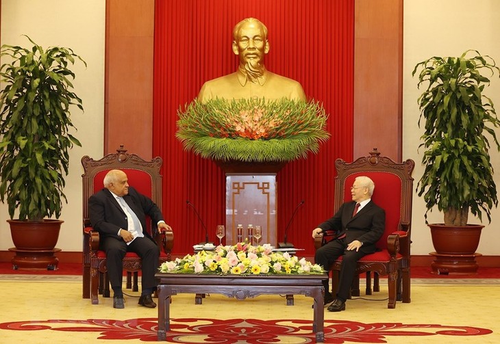 Tổng Bí thư Nguyễn Phú Trọng tiếp Đại sứ Cu-ba - ảnh 1
