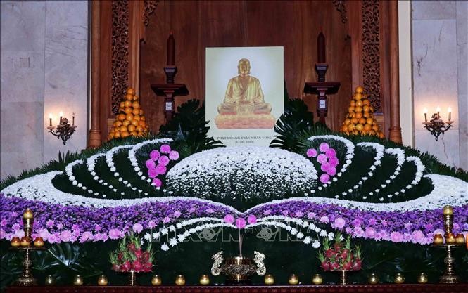 Đại lễ tưởng niệm 713 năm ngày Đức vua - Phật hoàng Trần Nhân Tông nhập niết bàn - ảnh 1