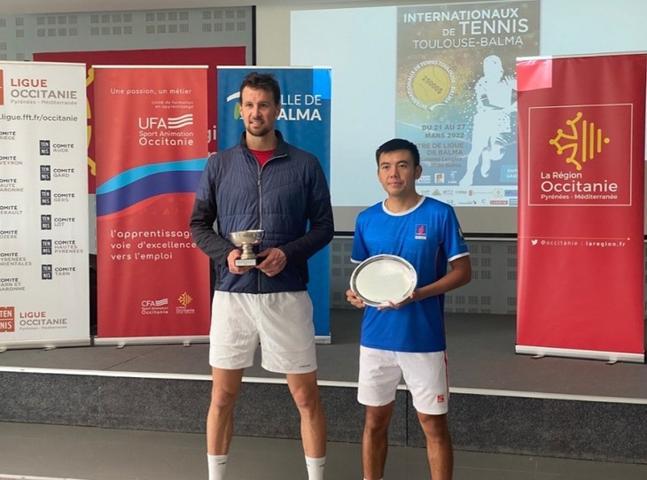 Lý Hoàng Nam đoạt giải nhì giải giải quần vợt M25 Toulouse - ​Balma, Pháp - ảnh 1