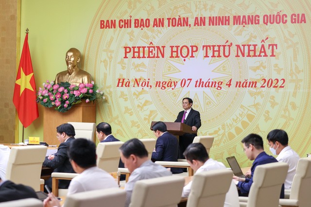 Thủ tướng Phạm Minh Chính chủ trì Phiên họp Ban Chỉ đạo an toàn, an ninh mạng Quốc gia - ảnh 1