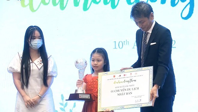 Bé gái 8 tuổi ở Hà Nội giành giải đặc biệt cuộc thi sáng tác truyện đồng thoại - ảnh 1