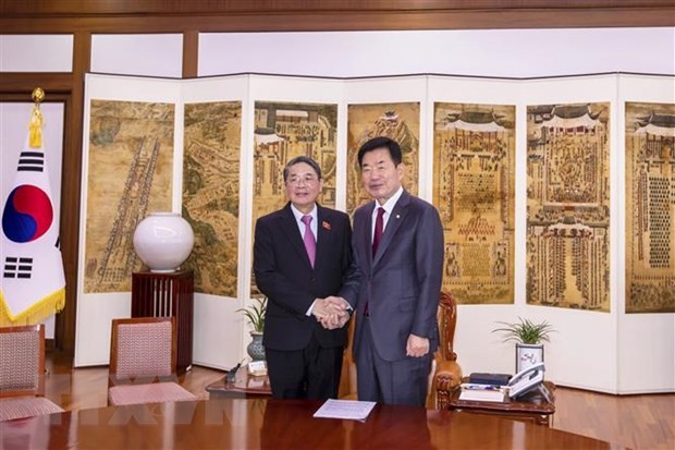Việt Nam và Hàn Quốc thể hiện quyết tâm phát triển mạnh mẽ quan hệ song phương - ảnh 1