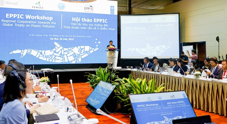 Việt Nam ủng hộ xây dựng Thỏa thuận toàn cầu giải quyết ô nhiễm nhựa - ảnh 1