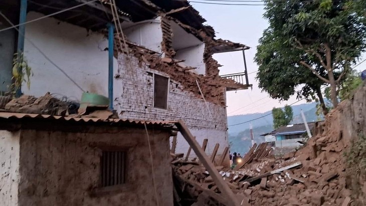 Điện chia buồn động đất ở Nepal - ảnh 1