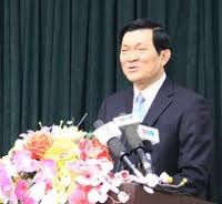 Chủ tịch nước Trương Tấn Sang thăm tỉnh Sơn La - ảnh 1
