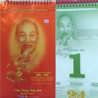 Xác lập kỷ lục lần đầu xuất bản sách lịch về Chủ tịch Hồ Chí Minh - ảnh 1
