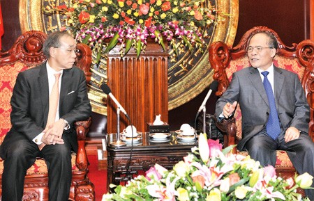 Chủ tịch Quốc hội Nguyễn Sinh Hùng tiếp Đại sứ Nhật Bản Tanizaki Yasuaki - ảnh 1