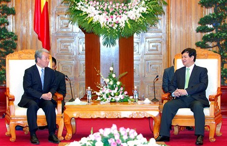 Thủ tướng Nguyễn Tấn Dũng tiếp Chủ tịch Cơ quan Hợp tác Quốc tế Nhật Bản - ảnh 1