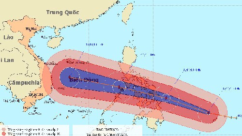 Bão Haiyan mạnh cấp 17 sắp vào biển Đông - ảnh 1
