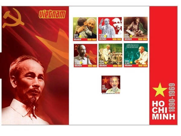 Sri Lanka phát hành bộ tem Hồ Chí Minh - ảnh 1