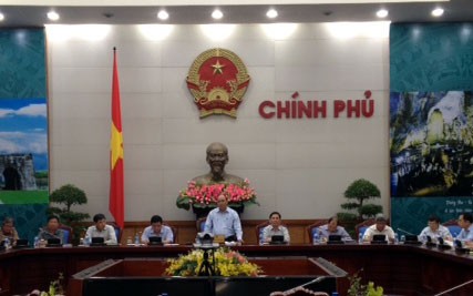 Phó Thủ tướng Nguyễn Xuân Phúc chủ trì cuộc họp Phân ban hợp tác Việt Nam- Lào - ảnh 1