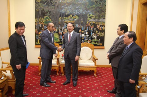 Bộ trưởng Trần Đại Quang tiếp Đại sứ Cuba tại Việt Nam - ảnh 1