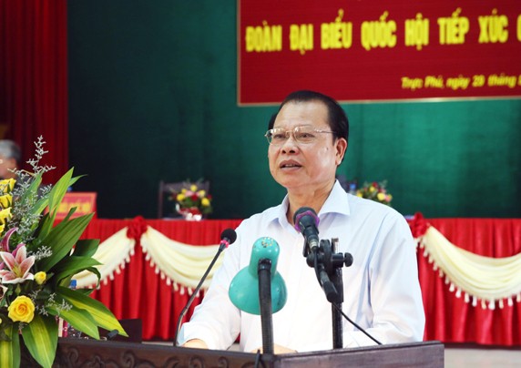 Phó Thủ tướng Vũ Văn Ninh tiếp xúc cử tri Nam Định - ảnh 1