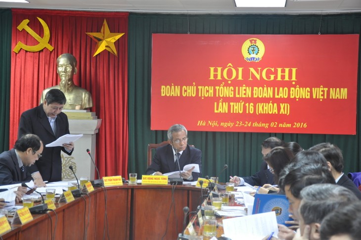 Hội nghị Đoàn chủ tịch Tổng liên đoàn lao động Việt Nam lần thứ 16 - ảnh 1