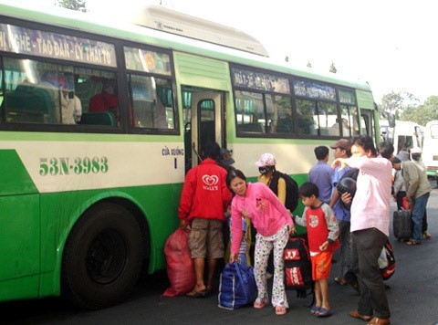 Đồng Nai tăng 125 chuyến xe buýt mỗi ngày phục vụ Tết - ảnh 1