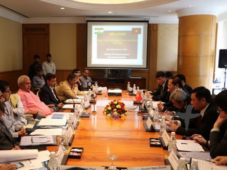 Việt Nam và Ấn Độ thúc đẩy hợp tác trong lĩnh vực bưu chính, viễn thông - ảnh 1