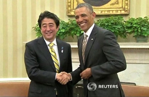 สหรัฐกับญี่ปุ่นผลักดันความสัมพันธ์พันธมิตร - ảnh 1