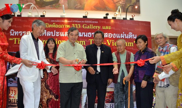 งานนิทรรศการวัฒนธรรมและศิลปะไทย-เวียด - ảnh 1