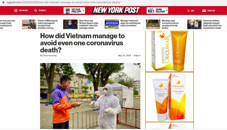  Foreign media praise Vietnam’s COVID-19 success  - ảnh 1