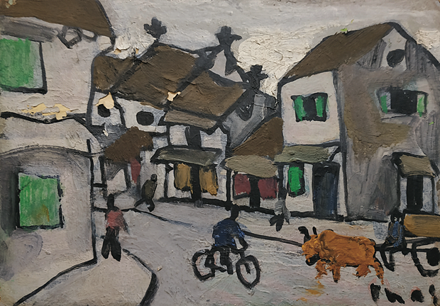 Bui Xuan Phai’s paintings to be auctioned in Singapore - ảnh 1