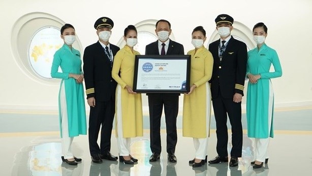 Vietnam Airlines receives highest COVID-19 airline safety rating - ảnh 1