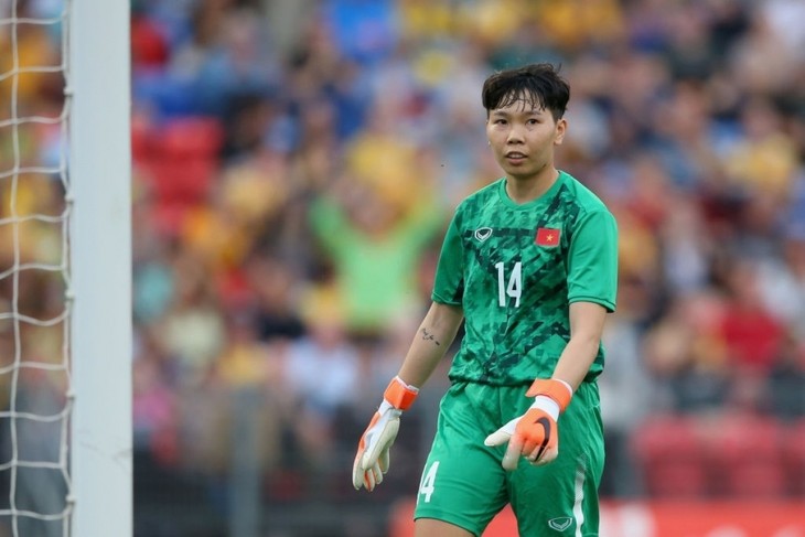 Kim Thanh named among most active goalkeepers at AFC Women’s Asian Cup - ảnh 1