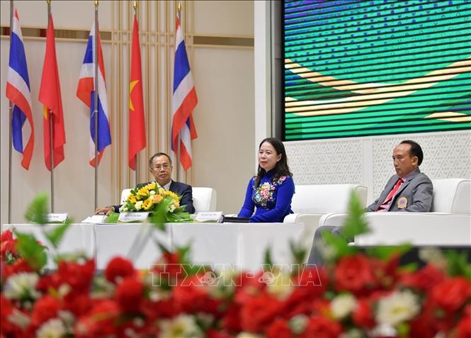 Vice President meets Vietnamese community in Thailand - ảnh 1