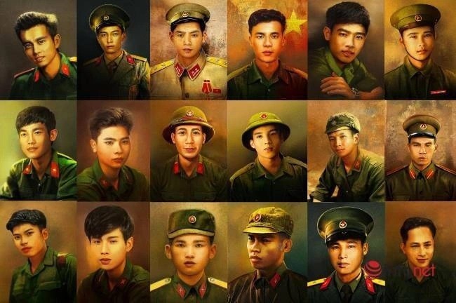 Young men restore hundreds of photos to pay tribute to martyrs - ảnh 2