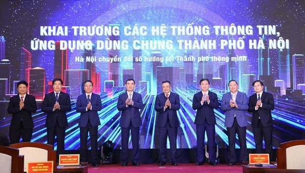 Hanoi launches information systems, applications for common use - ảnh 1