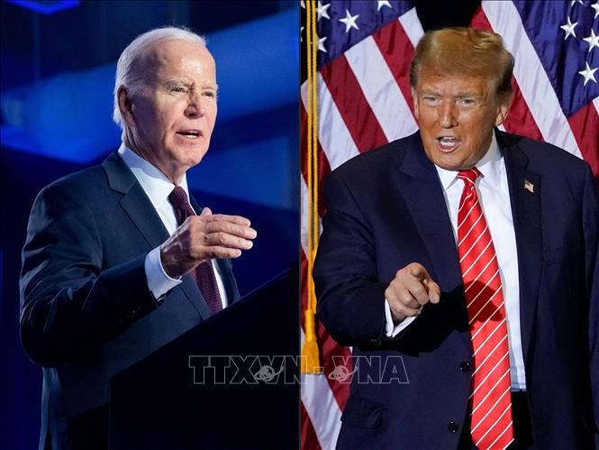 US Election 2024: Biden and Trump polling even - ảnh 1