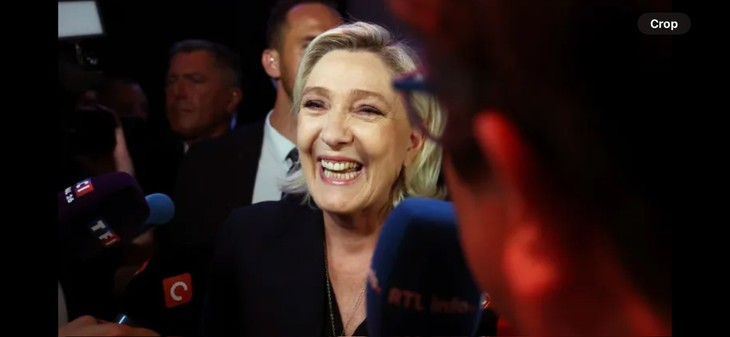 Far right wins first round in France election, exit polls show - ảnh 1