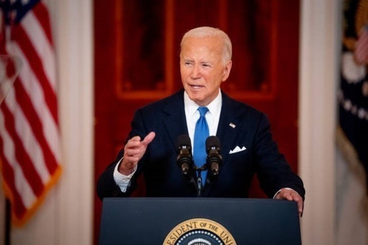 President Biden insists he's still running for re-election - ảnh 1