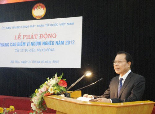รองนายกรัฐมนตรีเวียดนามVũ Văn Ninh เปิดการรณรงค์“เดือนที่เร่งด่วนเพื่อผู้ยากจน” - ảnh 1