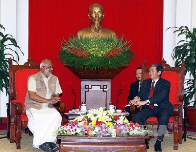  เวียดนามและอินเดียกระชับความสัมพันธ์ระหว่างสองพรรค - ảnh 1