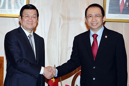 ท่านเจืองเติ๊นซางประธานประเทศเวียดนามเสร็จสิ้นการเยือนอินโดนีเซีย - ảnh 1
