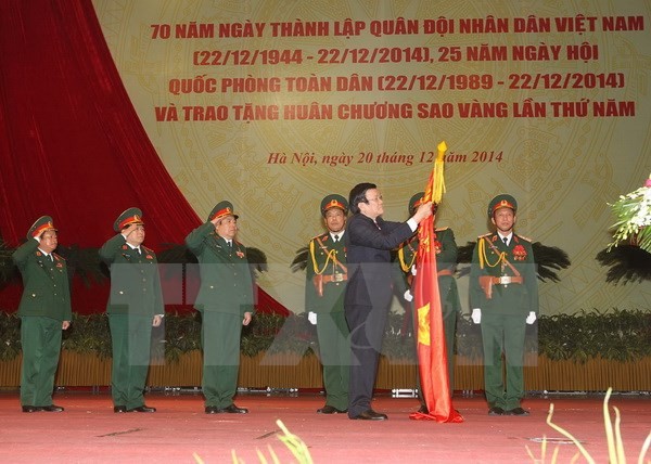 เวียดนามผลักดันการสร้างสรรค์กองทัพประชาชนเวียดนามให้กลายเป็นกองกำลังปฏิวัติที่แบบแผนและทันสมัย - ảnh 1
