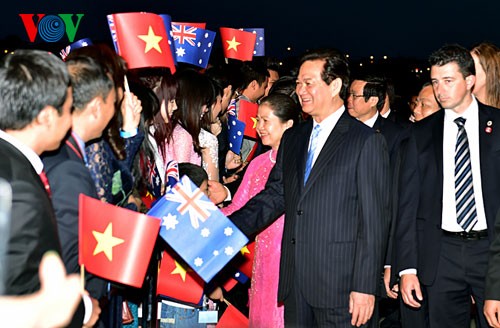 นายกรัฐมนตรีเวียดนามเดินทางถึงประเทศออสเตรเลีย - ảnh 1