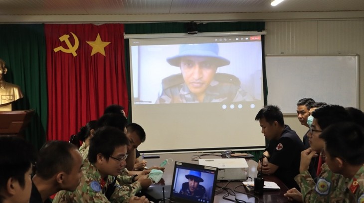 Полевые госпитали Вьетнама и Индии провели онлайн-обучение - ảnh 1
