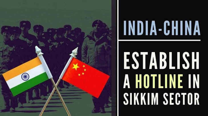 Военные Индии и Китая установили горячую линию связи в районе штата Сиккима - ảnh 1