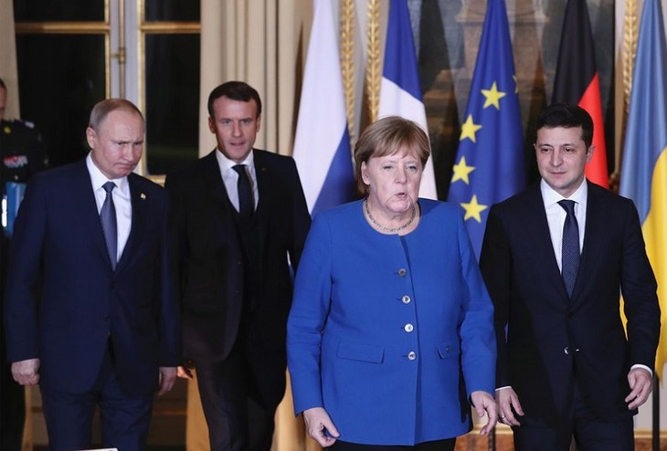 Нормандская четверка возобновила мирные переговоры по вопросам Восточной Украины - ảnh 1