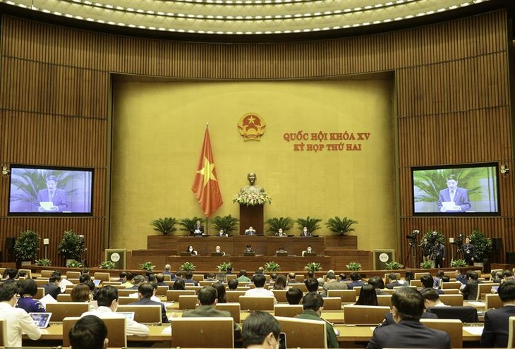 Национальное собрание Вьетнама продолжает обсуждать результаты выполнения плана социально-экономического развития страны в 2021 году - ảnh 1