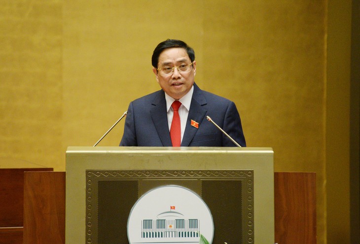 Утром 12 ноября премьер-министр Фам Минь Тинь ответил на вопросы депутатов - ảnh 1