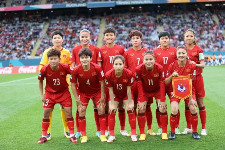 ЧМ-2023 по женскому футболу: «золотые вьетнамские женщины» проявили стойкость в матче против действующего чемпиона мира  - ảnh 1