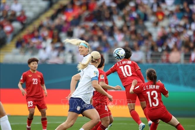 ЧМ-2023: матч между сборными США и Вьетнама по женскому футболу установил рекорд по числу зрителей  - ảnh 1