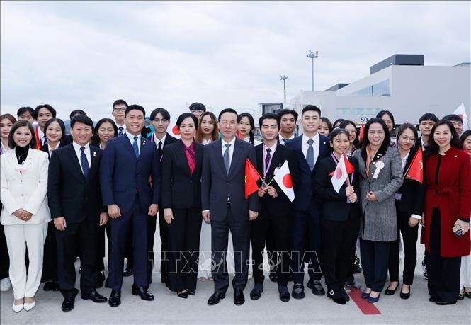 Президент Во Ван Тхыонг успешно завершил официальный визит в Японию  - ảnh 2